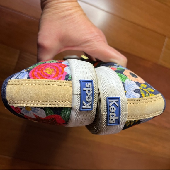 Keds X Rifle Paper Company Floral Sneakers - 8.5 - Picture 3 of 12